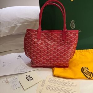 LIMITED EDITION Goyard Mini Anjou - Fuchsia
